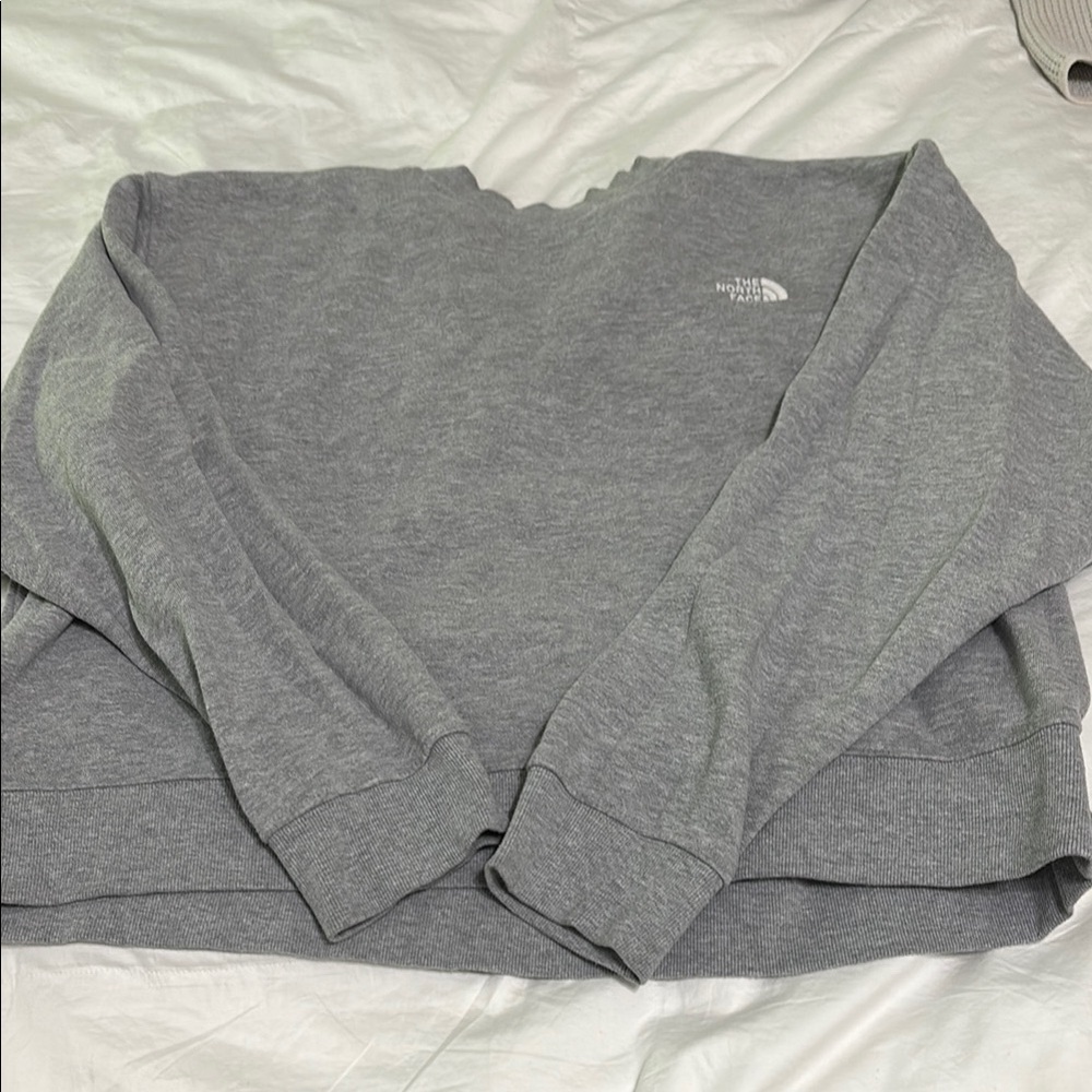 The North Face Gray Crew Neck Sweater